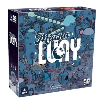 Miasta Luny GALAKTA gra planszowa z elementami urbanistyki na Księżycu