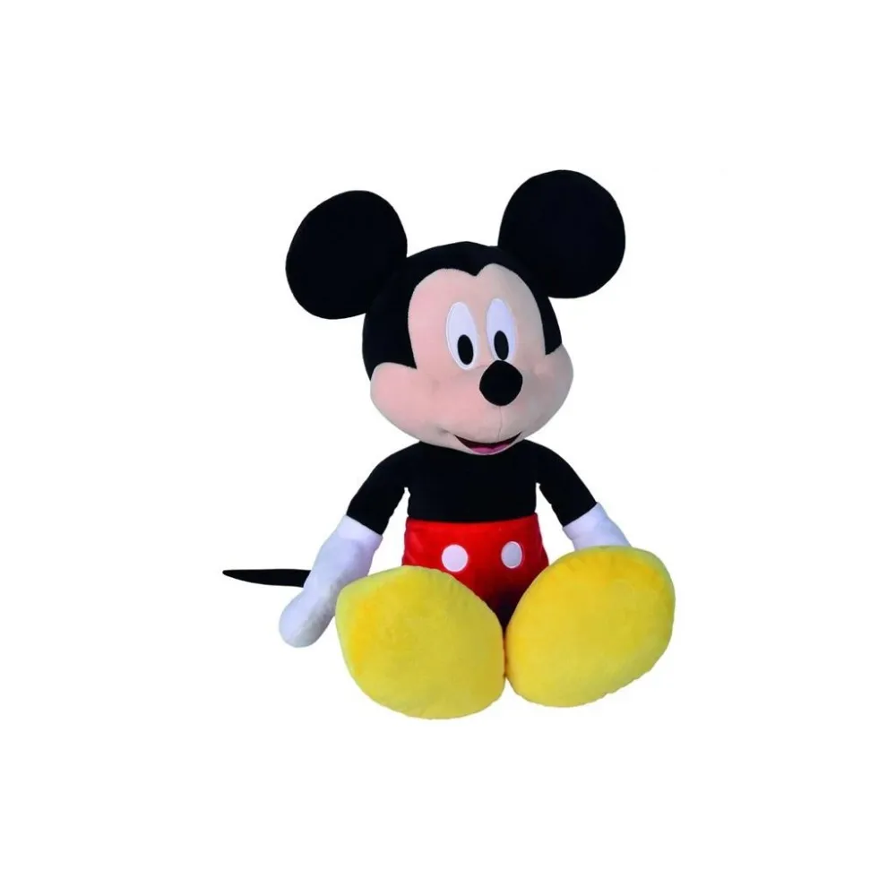 pluszowa maskotka mickey 43 cm z dużymi uszami i kolorowym strojem