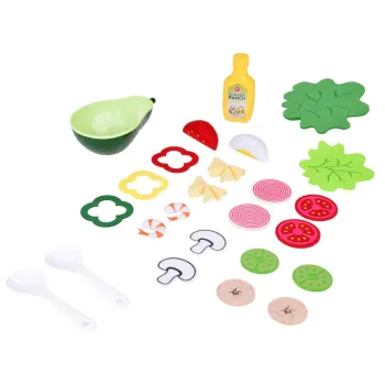 MIĘKKI Zestaw do robienia sałatki Materiałowe warzywa Awokado ZA5243