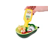 przykład posiłku z elementów zestawu do sałatki