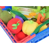 kompaktowy koszyk z warzywami do kreatywnej zabawy dla dzieci