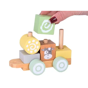 komplet 23 elementy ułożony w linii na podłodze