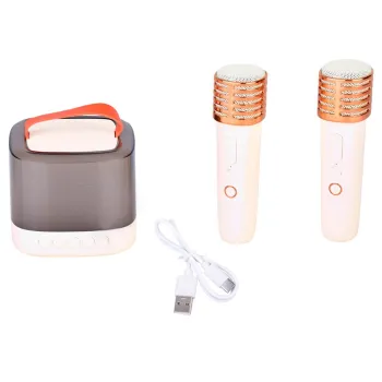 Mikrofony z głośnikiem bezprzewodowy + bluetooth + 2 mikrofony IN0178