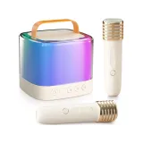 Komplet mikrofonów z wygodnym uchwytem głośnika do przenoszenia