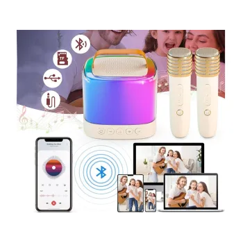 Głośnik przenośny ze zbliżeniem na regulację głośności