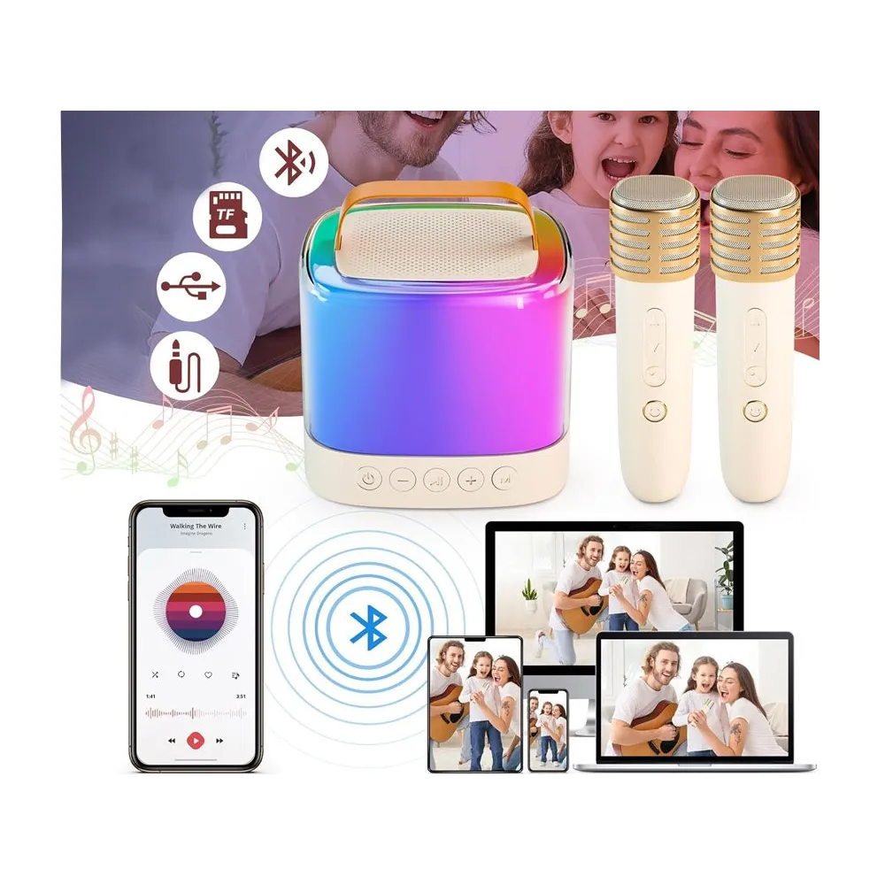 Głośnik przenośny ze zbliżeniem na regulację głośności