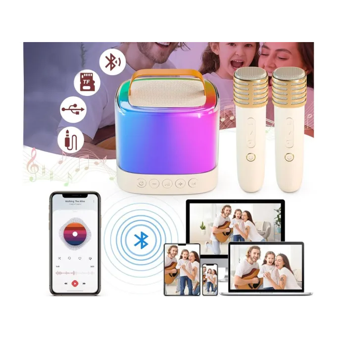 Głośnik przenośny ze zbliżeniem na regulację głośności