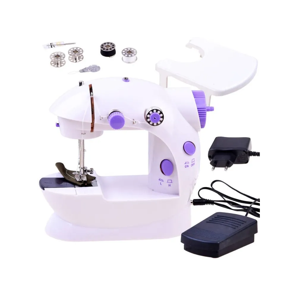 mini maszyna do szycia z napędem nożnym widok ogólny