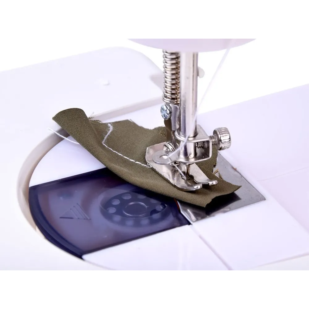 poręczna mini maszyna do szycia z trybem ręcznym i nożnym