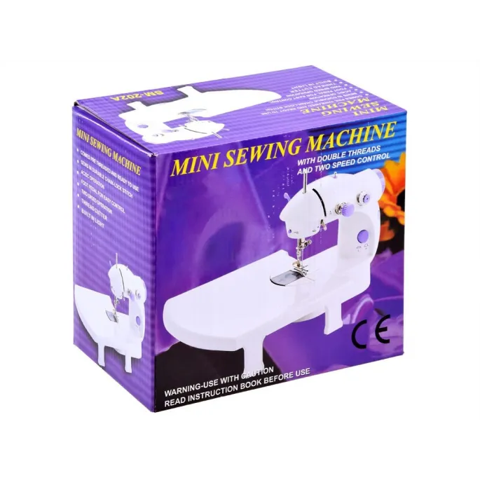 kompaktowa mini maszyna do szycia z regulacją naprężenia nici