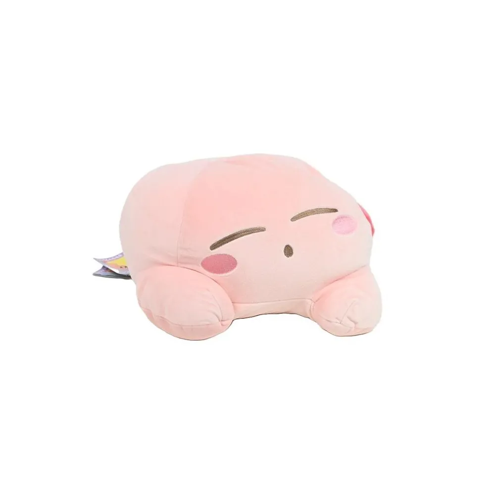 Duża pluszowa maskotka Kirby z żywymi kolorami w formie siedzącej