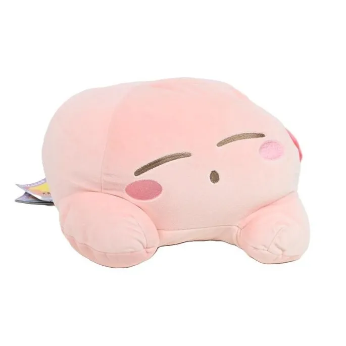 Duża pluszowa maskotka Kirby z żywymi kolorami w formie siedzącej