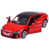 Widok przodu auta z podświetlonymi reflektorami LED