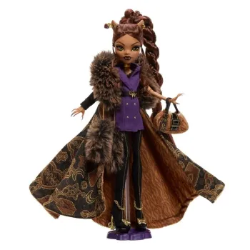 Lalka Monster High Clawdeen w charakterystycznej stylizacji z detalami stroju