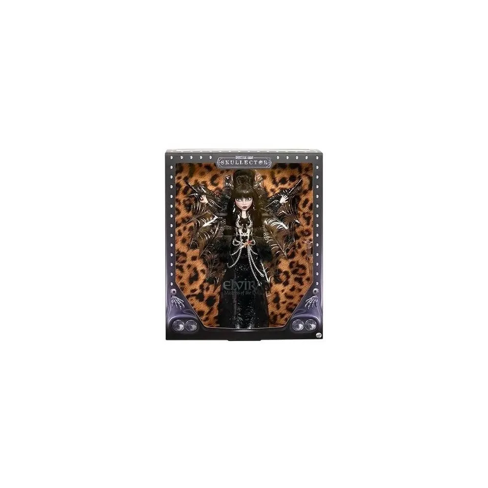 Kolekcjonerska lalka Monster High Elvira w gotyckim stroju z detalami