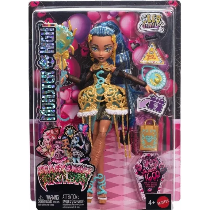 Lalka Monster High Nefera de Nile w stroju inspirowanym mitologią egipską