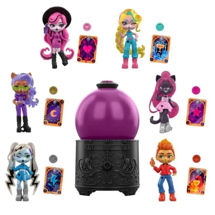 Monster High Potions Crystal Ball mix – kula z ukrytą miniaturową lalką-figurka