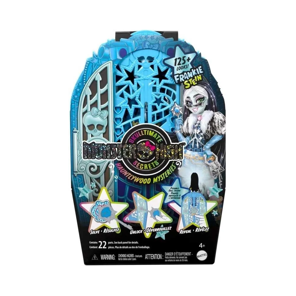 Monster High Straszysekrety Frankie Stein w charakterystycznym stroju i fryzurze