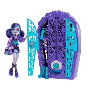 Lalka Twyla Monster High Straszysekrety z akcesoriami i szafą na ubrania