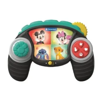 kolorowy pierwszy kontroler do gier dla dzieci z motywem disneya na białym tle