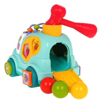 Otwierana tylna klapa autobusu wraz z piłkami do wyjmowania