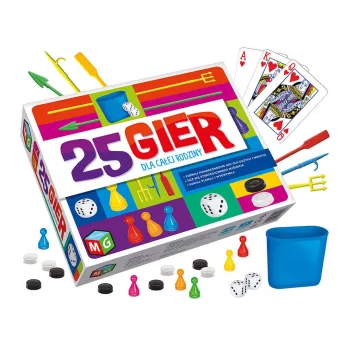 Multigra Gry planszowe - 25 gier dla całej rodziny GR0296