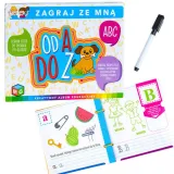 Okładka albumu edukacyjnego Od A do Z z kolorowymi literami