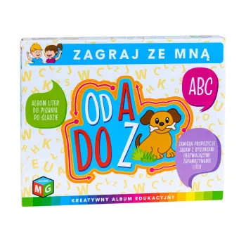 Przykład kreatywnych notatek tworzonych przez dziecko w albumie