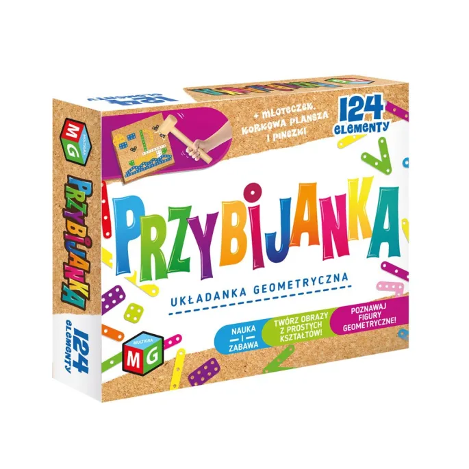 Zestaw Multigra Przybijanka kreatywna w kolorowym opakowaniu