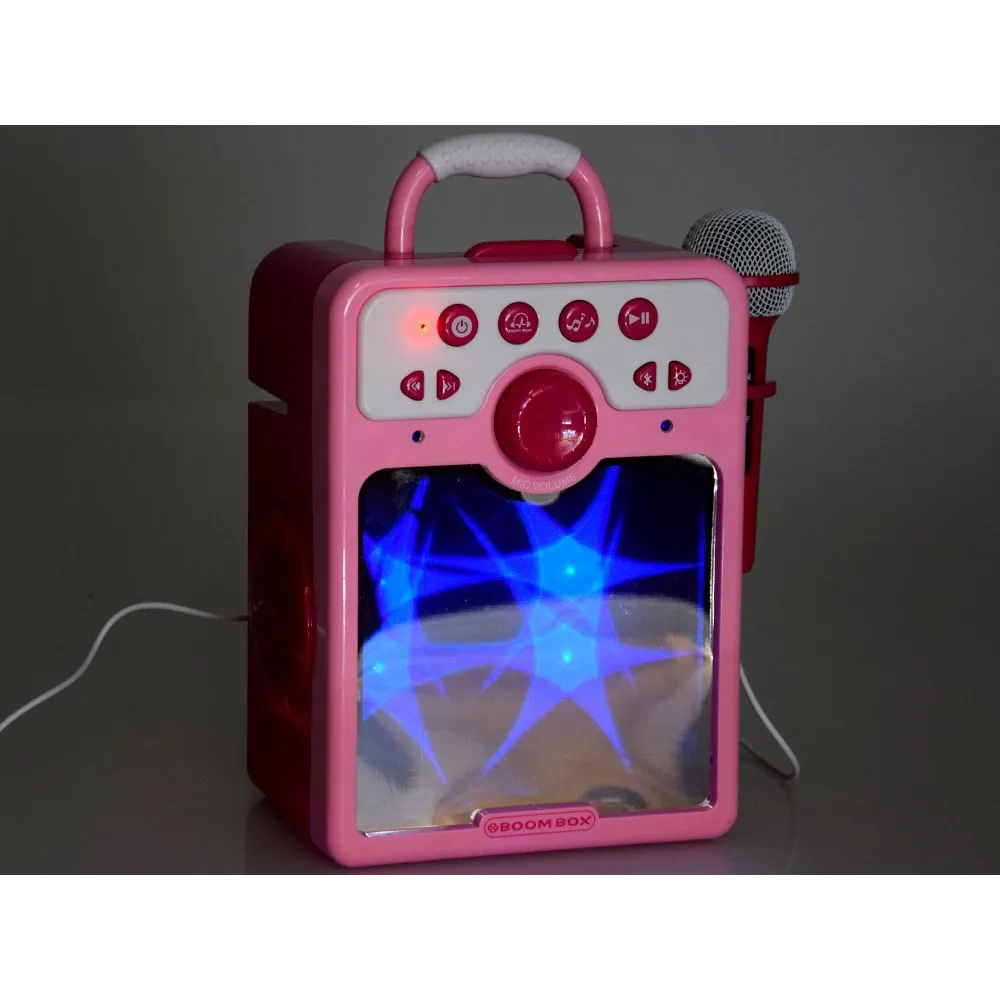 Detal kolorowego podświetlenia na froncie głośnika