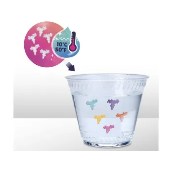 Pokaz efektu zmiany koloru wybranych elementów po zanurzeniu w wodzie