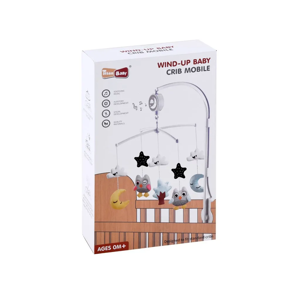 pluszowe gwiazdki wiszące na karuzelce dla niemowląt