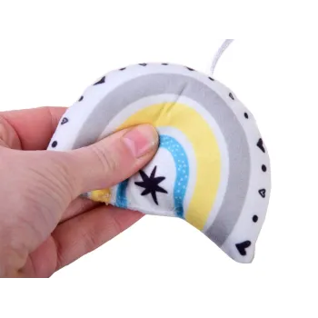 zdejmowane pluszowe zawieszki przygotowane do prania