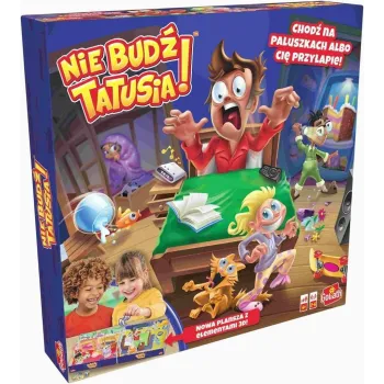 Gra planszowa Nie Budź Tatusia! 2 z pionkami i figurką na planszy
