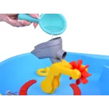 ruchome części stolika wodnego prezentujące możliwości zabawy