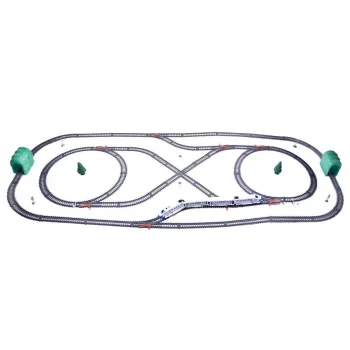 Nowoczesny Pociąg pasażerski + wagony Kolejka 9m trasa ciuchcia RC0467