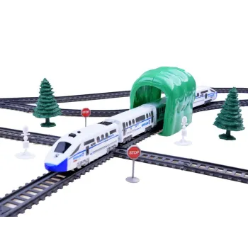 gotowa konfiguracja torowiska z elementami otoczenia