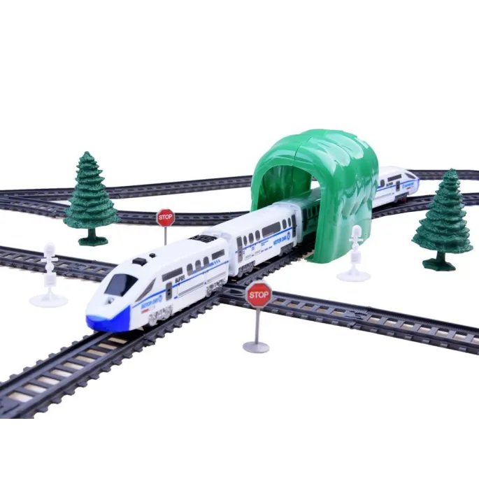 gotowa konfiguracja torowiska z elementami otoczenia