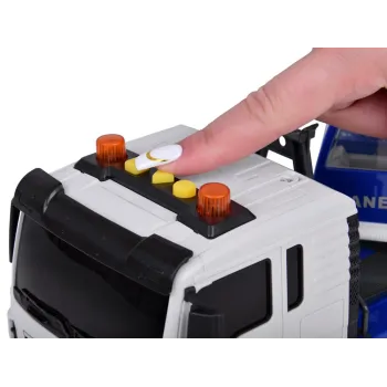 zbliżenie na efekt dźwiękowy i świetlny podczas działania