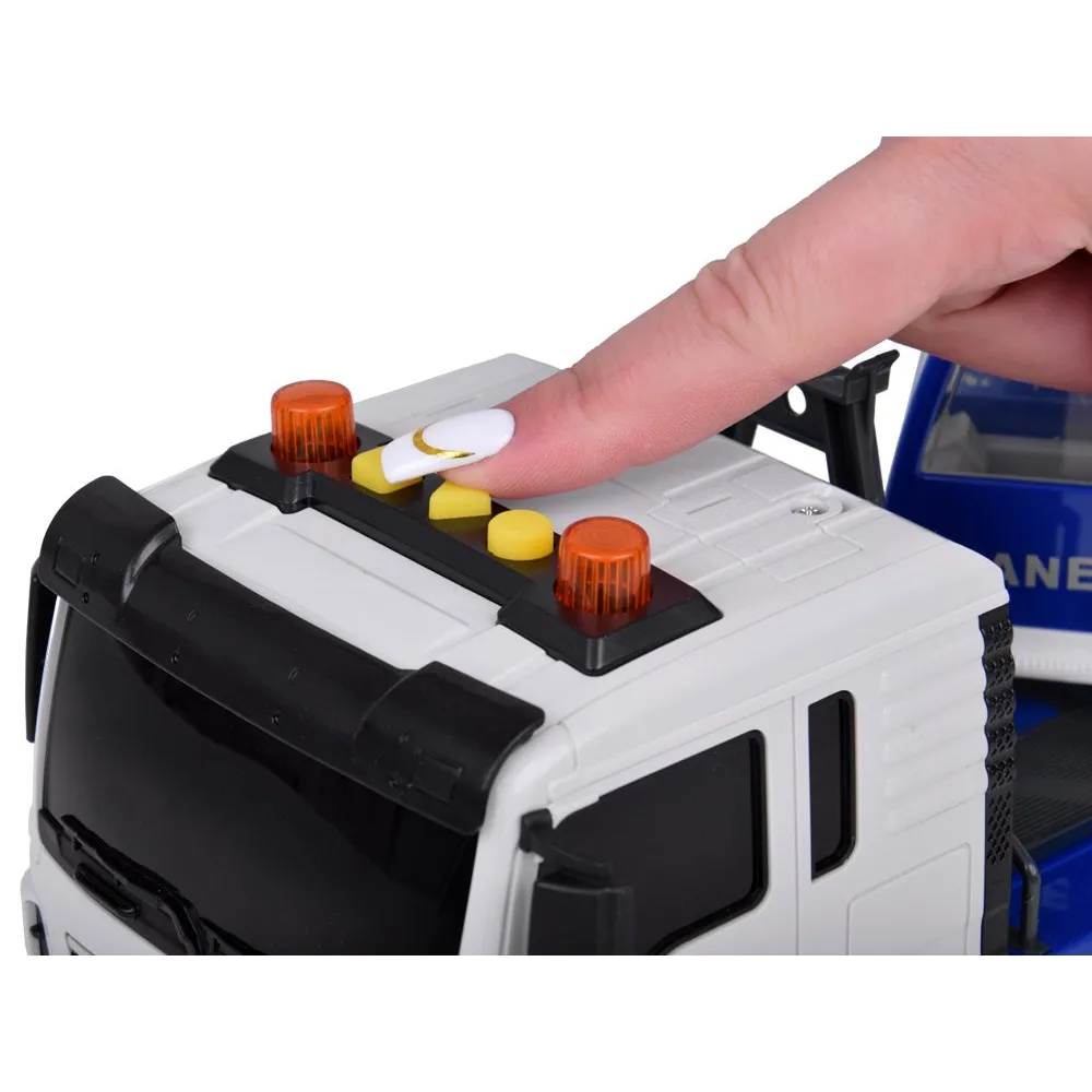 zbliżenie na efekt dźwiękowy i świetlny podczas działania