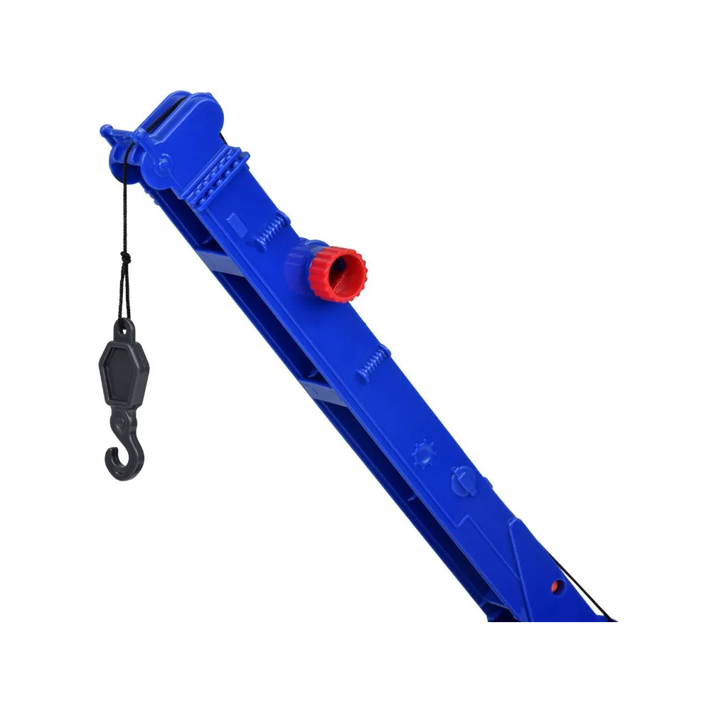 dźwig dla dzieci prezentowany w kartonowym opakowaniu