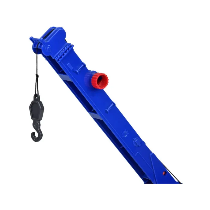 dźwig dla dzieci prezentowany w kartonowym opakowaniu