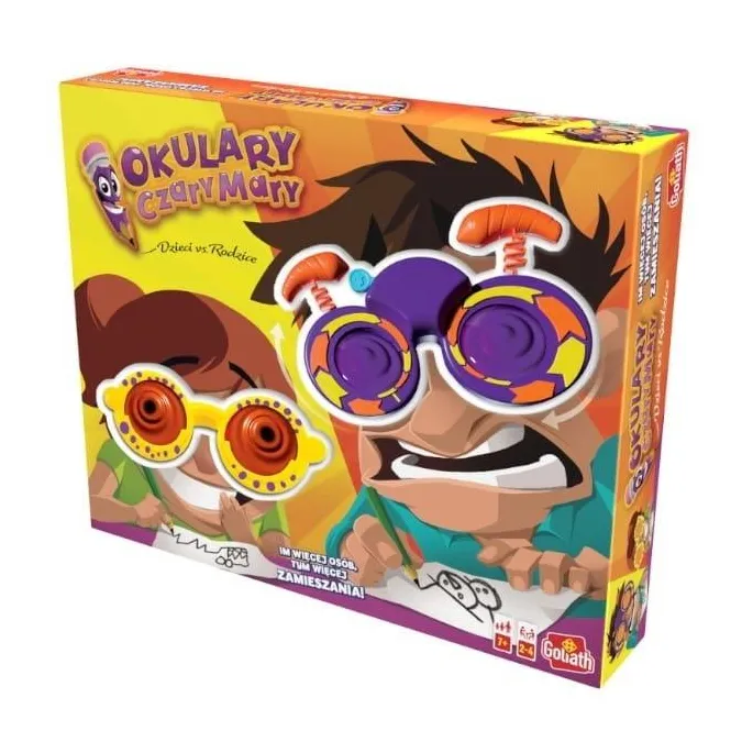 Okulary Czary Mary - Dzieci vs. Rodzice z elementami zestawu do rysowania