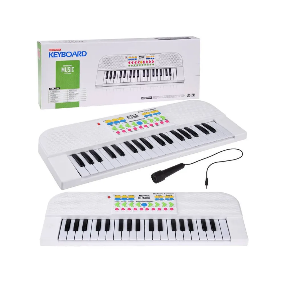 organki mini keyboard z widocznymi 37 klawiszami od góry