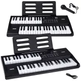 keyboard elektroniczny z 61 klawiszami i podziałem split widok z góry