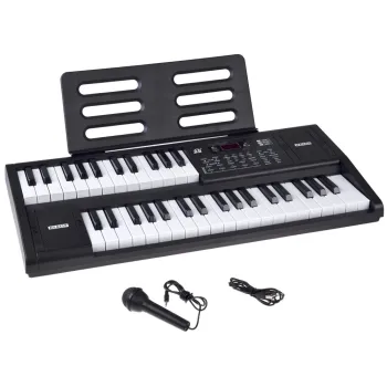 zestaw klawiszy keyboardu oraz detal obudowy bocznej