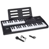 zestaw klawiszy keyboardu oraz detal obudowy bocznej