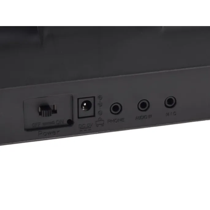 widok całego keyboardu z widocznym układem klawiszy i panelu