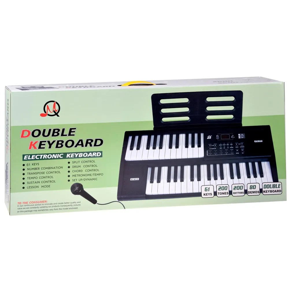 keyboard 61-klawiszowy do nauki gry z funkcją podziału split