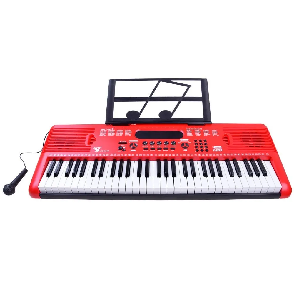 keyboard dziecięcy z dwoma głośnikami stereo po bokach